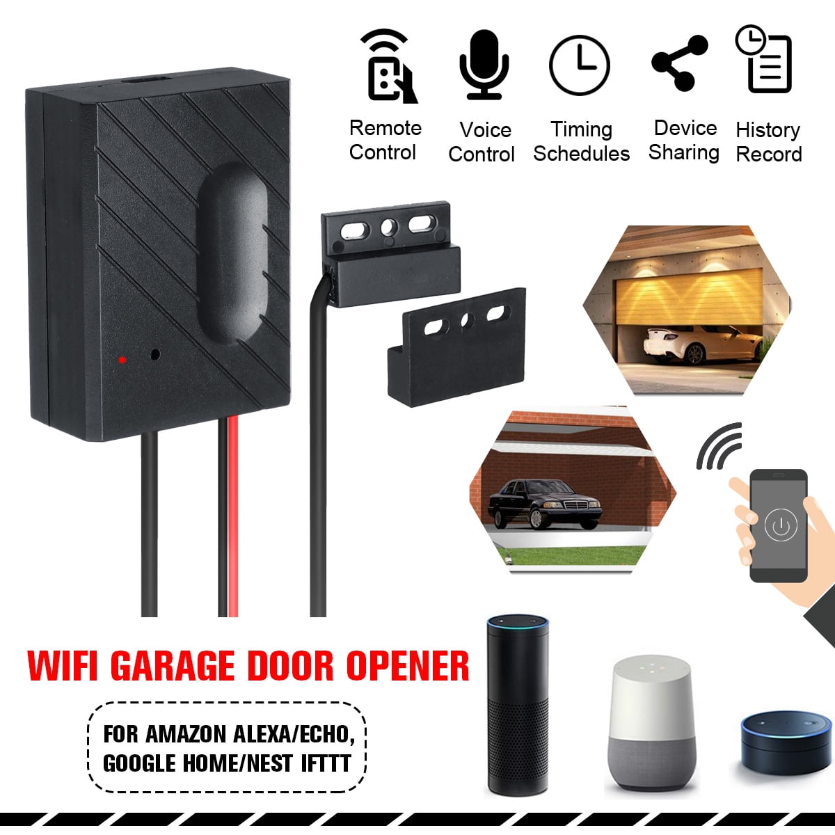  Garage Door Opener Remote Phone for Simple Design