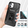 thumbnail image 2 of Funda para GANGXUN iPhone 12 Pro - Soporte metálico, Función magnética, Negro, 2 of 5