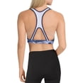 thumbnail image 2 of Reebok Womens Hero Sports Bra, Blue, X-Small, 2 of 2