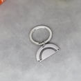 thumbnail image 4 of Geometric Sun Keychains for Women Men Gift Vintage Stainless Steel Semicircle Pendant Keyring Bag Car Key Holder Jewelry, 4 of 5