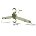 thumbnail image 2 of Portable Folding Clothes Hanger with Clips, Multi-Functional Drying Rack for Clothes and Shoes,Sturdy Travel Accessory A, 2 of 8