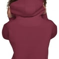 thumbnail image 5 of Destructive Therapy Boxing Unisex Grpahic Hoodie (Maroon, M), 5 of 5