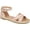 Blush, variant on Journee Womens Lyddia Espadrille Flat Sandals, Widths Available