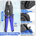 thumbnail image 4 of Juego de herramientas de crimpado Vesmikit de 6 piezas con carraca y 6 matrices, 4 of 7
