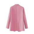 thumbnail image 6 of Baberdicy Blazer Jackets for Women, Women's Casual Suit Jackets Suit Long Sleeve Lapel Open Front Business Office Jackets Womens Blazer Pink, 6 of 9