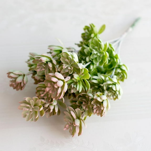 Succulent Iron Lotus Pink - Artificial Succulents Mini Plants Small Plastic Succulents for Decorative Garden Arrangement Decor - 1* Artificial Plant