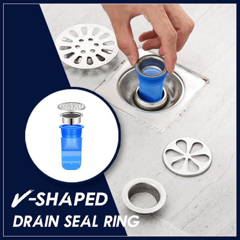 Bathroom Sewer Pipe Pest Anti-odor Deodorant Seal Ring Pool Floor Drain P_sh 