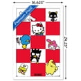 thumbnail image 3 of Hello Kitty and Friends: 21 Core - Group Squares Wall Poster, 14.725" x 22.375" Framed, 3 of 4