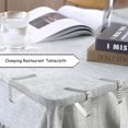 thumbnail image 3 of Clip para mantel, clips de mesa de acero inoxidable resistentes para mantel de Navidad, restaurante, picnic al aire libre, boda, fiesta de graduación, mesa de patio gruesa, 3 of 5
