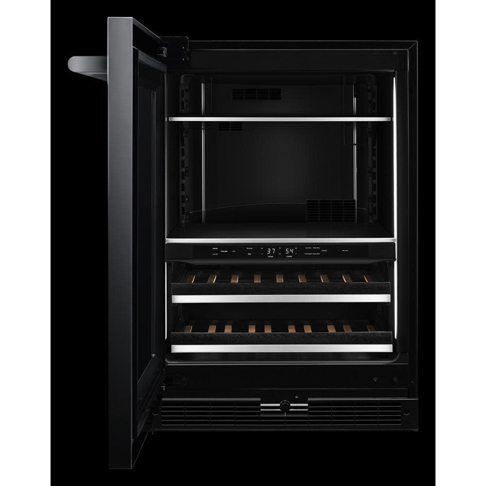 Jenn-Air JUBFL242HL 13 Bottle Stainless Steel Built-In Dual Zone Wine Refrigerator
