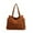 Brown, variant on Corduroy Shoulder Bag for Women, Large Capacity Tote Bag, Casual Handbag Shopping Work Bag for Shopping Work Travel