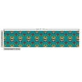 thumbnail image 3 of Ambesonne Flowers Fabric by the Yard Upholstery, Ethnic Sugar Skulls Design, 3 Yards, Multicolor, 3 of 5