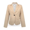 thumbnail image 3 of Saco clásico de Mujer Elegancia y Estilo Beige Grande, 3 of 3