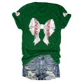 thumbnail image 4 of Green Womens Blouses Baseball Shirt Women Baseball Mom Tank Tops Graphic Tee Cute Workout T Shirts Casual Summer Sleeveless Vest Ladies Tops and Blouses, 4 of 4