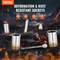 thumbnail image 2 of VEVOR 221-Piece Mechanics Tool Set 1/4" and 3/8" Drive Sockets SAE and Metric, 2 of 9
