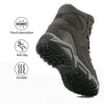 thumbnail image 4 of Nortiv 8 Men's Mid Fashion Comfort Trekking Boots Outdoor Waterproof Ankle Hiking Work Shoes Us, 4 of 7