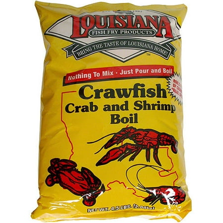 Louisiana Fish Fry Products Crawfish, Crab and Shrimp Boil, 4.5 lbs  (Pack of