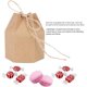 thumbnail image 2 of Cajitas para Dulces, 50 Uds Bolsitas De Dulces Bolsa De De Caja De Dulces De Cajas De Carton para Regalos DIY Innovadora con Cuerda De Cáñamo para Fiesta De Boda Baby Shower Cajas para Postres, 2 of 4