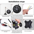 thumbnail image 3 of Led Outdoor Wall Light 12w Modern Indoor Lighting Original Decorative Wall Lamp For Terrace Villa1 Pieceblack, 3 of 3