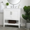 thumbnail image 2 of 30 inch Single Bathroom Vanity in White, 2 of 15