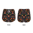thumbnail image 3 of Cauagu Mexican Flower And Birds Print Women's 2 in 1 Running Shorts Athletic Workout Gym Yoga Shorts Running Shorts for Women-XX-Large, 3 of 7