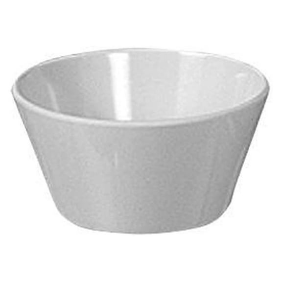 Bouillon Cups, 8-Ounce, 12-Pack - Nustone White Melamine Soup Cups for Catering & Buffets - Durable, Break-Resistant Dishware