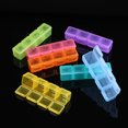 thumbnail image 2 of Organizador Caja de almacenamiento Organizador portátil de estuches de medicamentos y recetas semanales 7 días 4 veces al día Mañana Mediodía Tarde Noche 28 ranuras, 2 of 8