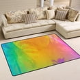 thumbnail image 4 of SKYSONIC Sunrise On Palm Beach Area Rug Pad - 72x48 inch - 100% Light Weight Polyester Fabric for Living Bedroom, 4 of 6