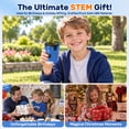 thumbnail image 6 of Microscope for Kids Adults, Pocket Microscope, Handheld Microscope Toy with LED Lights SD Card, Science Sets Gift for kids, Blue, 6 of 7