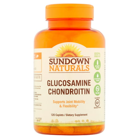 Sundown Naturals Glucosamine chondroïtine Compléments alimentaires 120 caplets