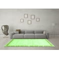 thumbnail image 3 of Ahgly Company Indoor Square Oriental Green Traditional Area Rugs, 6' Square, 3 of 4
