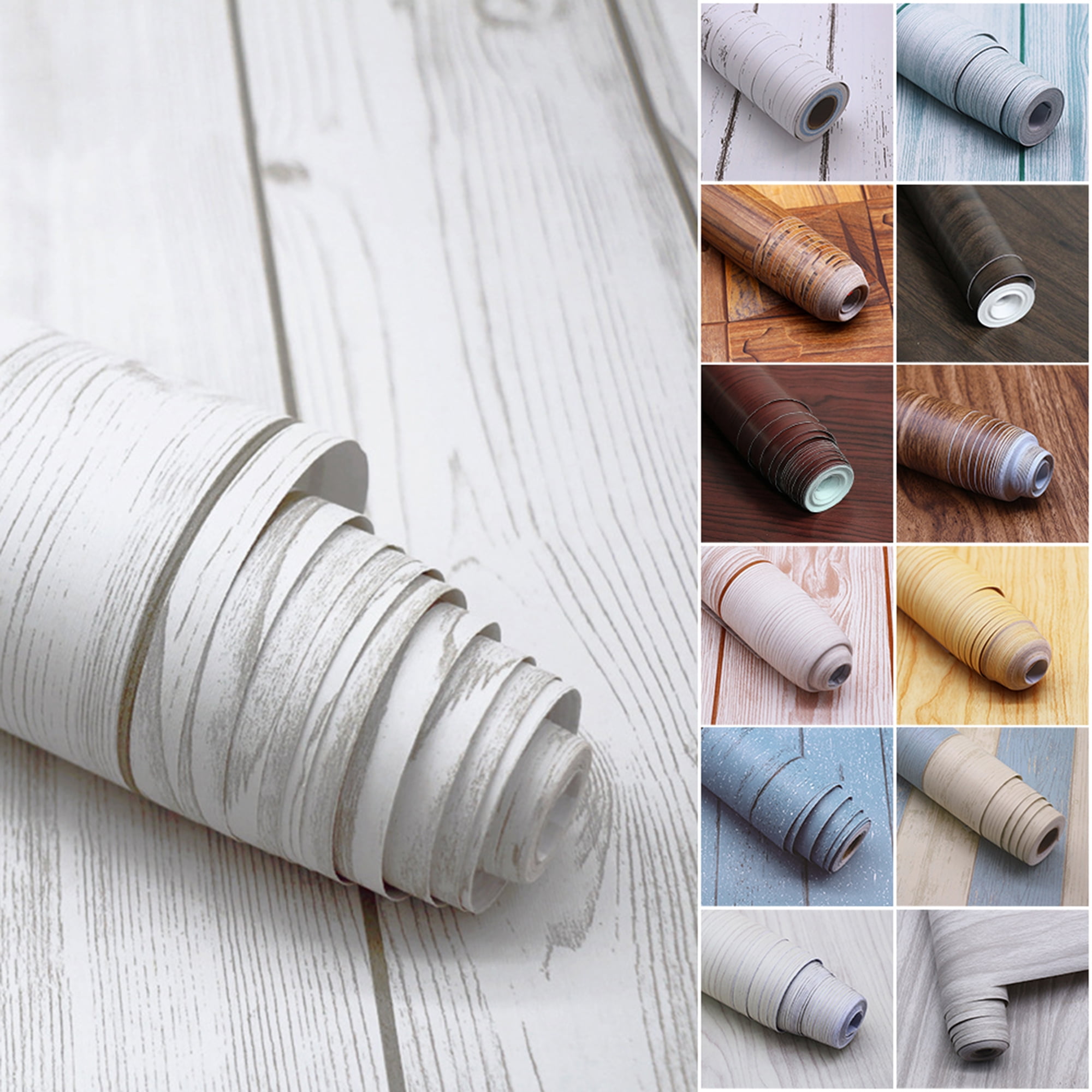 32ft Wood Grain Self Adhesive Wallpaper Film Peel and Sticker Contact paper Roll 32ft Wood Grain Self Adhesive Wallpaper Film Peel and Sticker Contact paper Roll