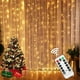 thumbnail image 1 of Guirnalda de luces LED para decoración del hogar, lámpara de cortina de 6x3M, 8 modos, USB, Control remoto, hadas, boda, Navidad, dormitorio, 1 of 4