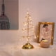 thumbnail image 4 of Naiovety Pequeño árbol de Navidad Cristal Lámpara romántica Luces LED Lámparas decorativas multifuncionales de moda Adorno Fiesta Kits de decoración para fiestas Plata, 4 of 6