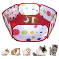 thumbnail image 4 of Parque para cobayas, plegable, portátil, para animales pequeños, para abrir en interior y exterior, para cobayas, erizos, hamsters, chinchillas y conejos, 4 of 4