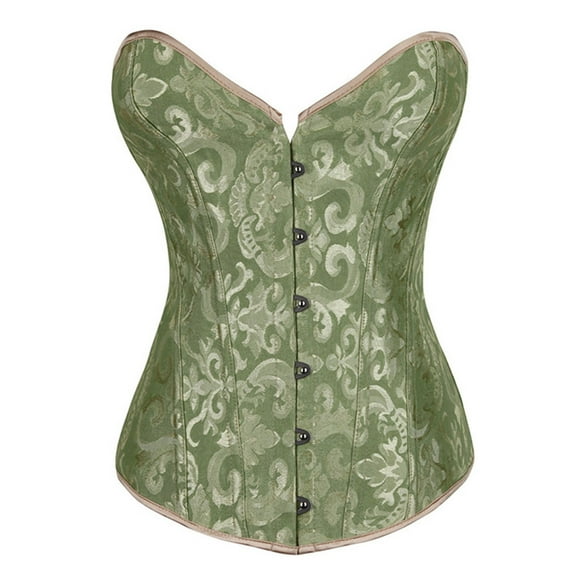 COM1950s Corsets For Women Fashion, Women's Sexy Vintage Gothic Party Floral Lace Up Slim Corset Bustier Tube, Gothic Corset Dress