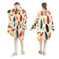 thumbnail image 2 of Thanksgiving leaves Cozy Microfiber Polyester Sweatshirt Blanket Oversized Wearable Blanket with Pockets - Warm and Comfy Bed Blanket for Home and Travel - Ultimate Lounge Wear for Men and Women, 2 of 6