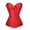 Red, variant on Corset Corselets for Women, Bustier Shapewear Lingerie Lace Waist Push Up Bodysuit