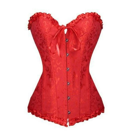 CROII Corset Corselets for Women  Bustier Shapewear Lingerie Lace Waist Push Up Bodysuit