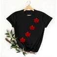 thumbnail image 3 of Tops de Cuello Redondo para las Mujeres Nuevo Suéter de Manga Corta, Camiseta de Poliéster Impresa Casual, 3 of 3