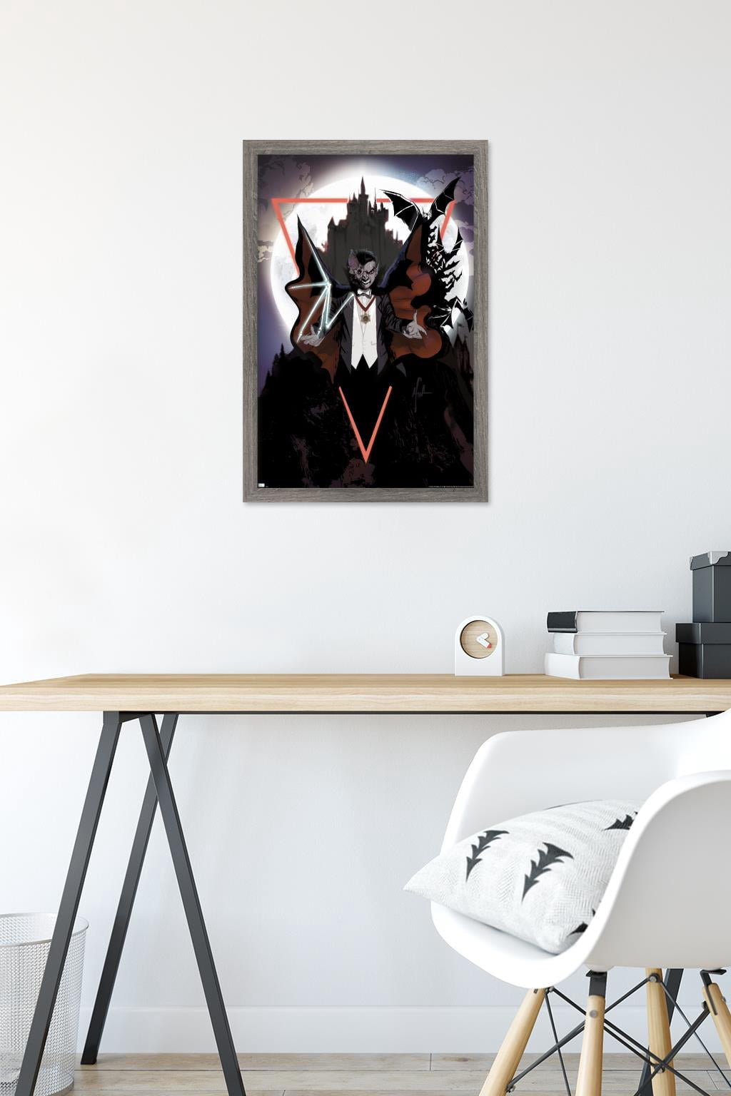 Dracula - Illustration Wall Poster, 14.725" x 22.375" Framed