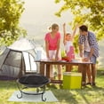 thumbnail image 4 of OUNONA 1 Pc Insulation Fireproof Blanket Grey Protective Camping Barbecue, 4 of 7