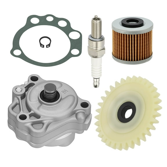 M MATI Oil Pump w/Oil Filter Gear Gasket Kit for Yamaha Raptor 700 700R YFM700 YFM700R 2006-2024 5LP-13300-00-00