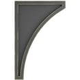 thumbnail image 2 of Ekena Millwork 3"W x 6 1/2"D x 10"H Large Lawson Wood Vintage Decor Corbel, Black, 2 of 6