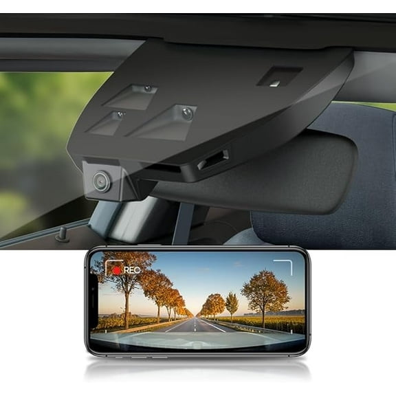 Fitcamx 4K Dash Cam Suitable for Mazda CX-9 2016 - 2025 (HD2-6361) Has Sunroof, 64GB Card