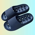 thumbnail image 5 of WAVSUF Men's Slide On Slippers, Anti Slip Waterproof Breathable Holes Indoor Outdoor Shoes Navy 10-10.5, 5 of 7