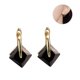 thumbnail image 4 of unbranded 1Par Pendientes Negros De Zirconia Para Mujer Perfectos Para Eventos Y Casual, 4 of 8