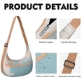 thumbnail image 2 of Shoulder Bag Abstract Geometry Colorful Sling Crescent Bag for Unisex Women Men Casual Dumpling Bag Casual Handbag Adjustable Strap, 2 of 5