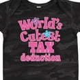 thumbnail image 4 of Inktastic Tax Deduction Worlds Cutest Girls Girls Baby Bodysuit, 4 of 5