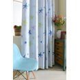 thumbnail image 3 of Cortinas de Estrlla Ventana Drapeado Dormitorio Decotativo de Cáfe Oficina BLESIY Cortina azul, 3 of 6